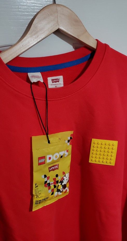 Levis x Lego Crewneck Pull Over Sweater Limited Edition 