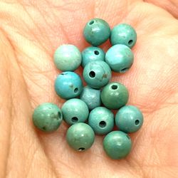 Lot Of 45 Genuine Turquoise Beads 