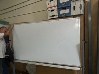 White board with a stand.