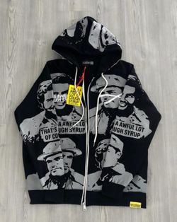 Asaali x Awful Lot Of Cough Syrup Grey Zip Up