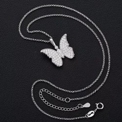 😍 VVS1 Butterfly Moissanite & Chain 😍