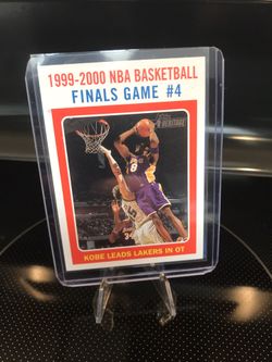 Topps Kobe Bryant Basketball Card - NBA FINALS VINTAGE - Lakers Jersey 8 Black Mamba Collectible - RARE - $199 OBO
