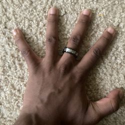 Men's Black Ceramic Tungsten Ring
