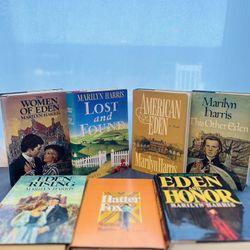 🌹 Vintage Marilyn Harris Hardcover Collection – 7 Book Lot! 💫