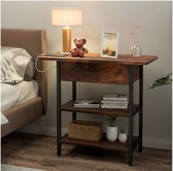 End Table with Charging Station