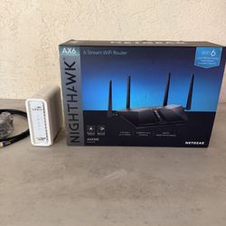 Nighthawk AX4300 (NEW) + Arris Modem (Free)