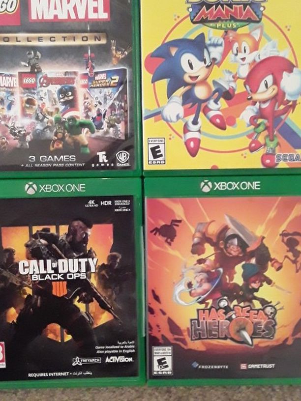 Selling 4 XBOX GAMES 
