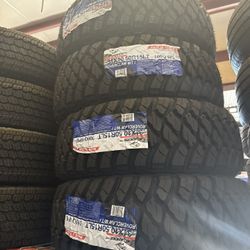 New Tires Installed/ Llantas Nuevas Instaladas 31/10.50/15 Atlander MT Tires
