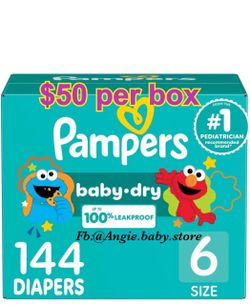 Pampers Baby Dry Size 6 Diapers 144 Count