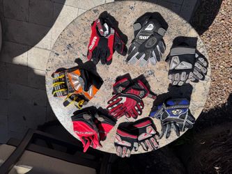 Mixed Lot of Motocross Riding Gloves