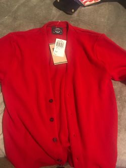 Men’s size medium red sweater brand new