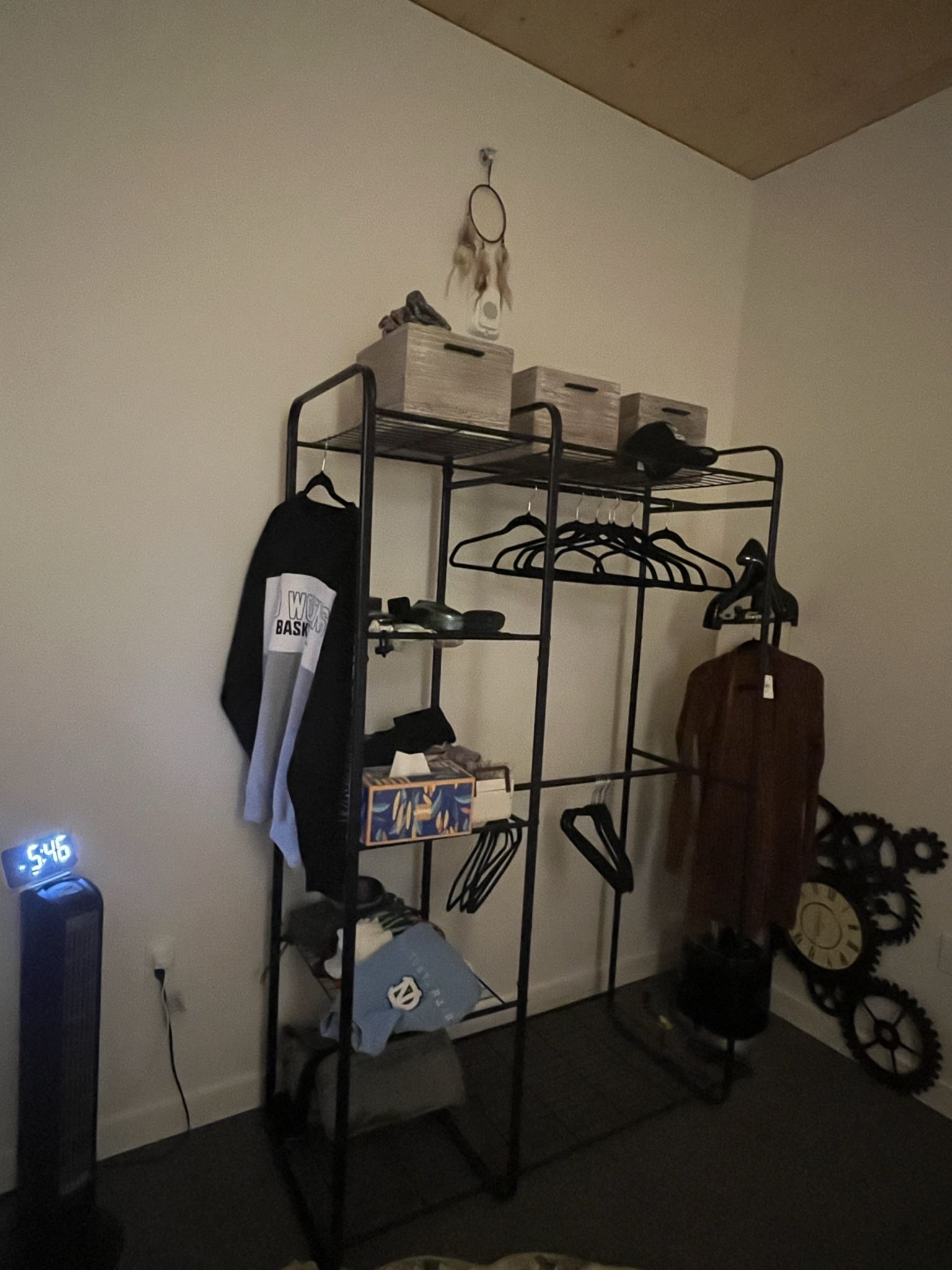 Clothing Rack & Shelves