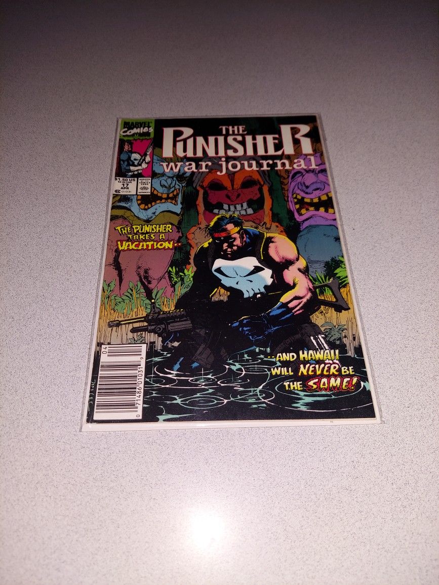 1990 THE PUNISHER WAR ZONE #17 COMIC BAGGED AND BOARDED