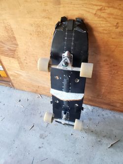 Split Deck Carve Board Extra Wide Long Board Trucks