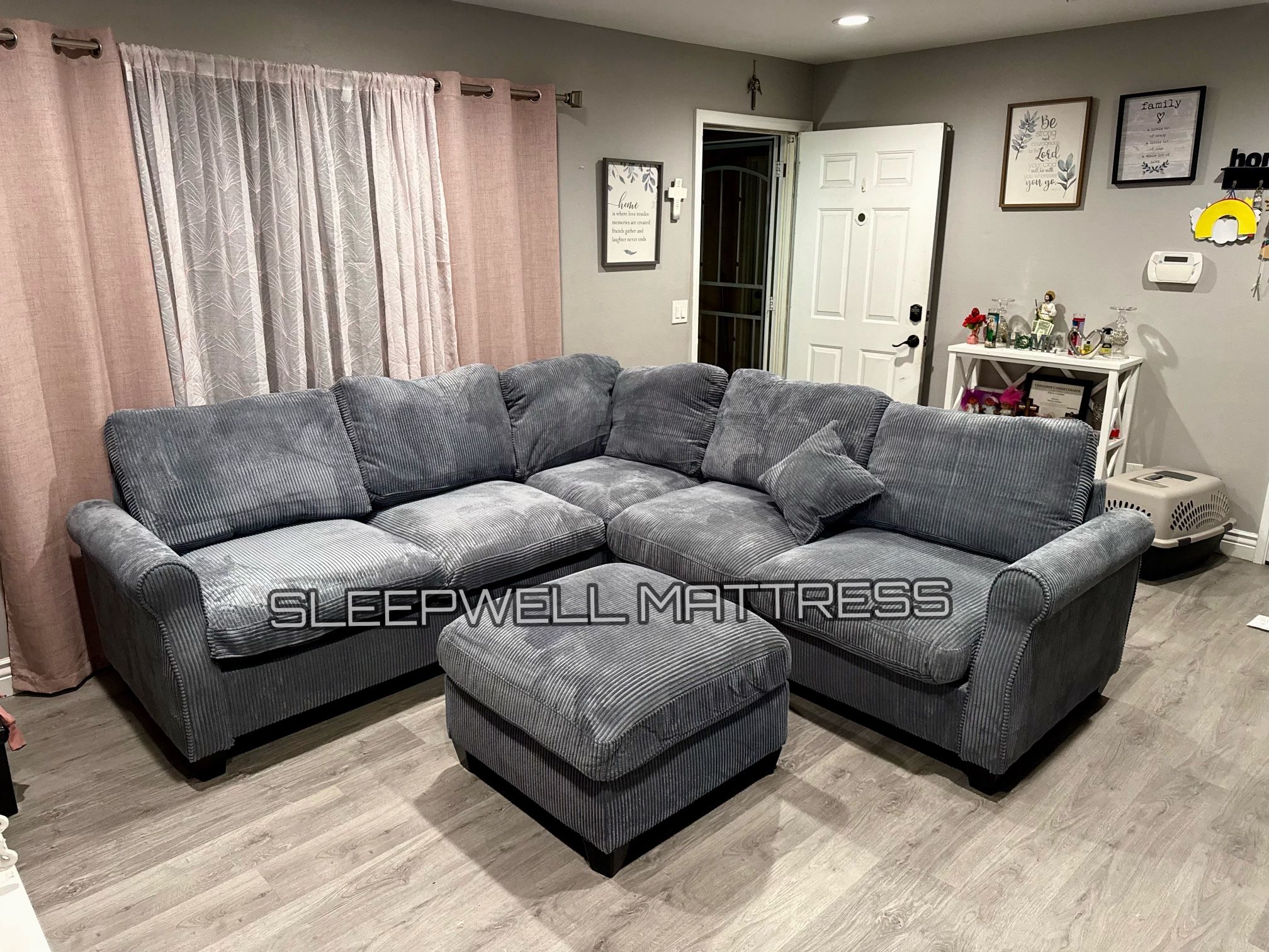 New sectional Dark Gray