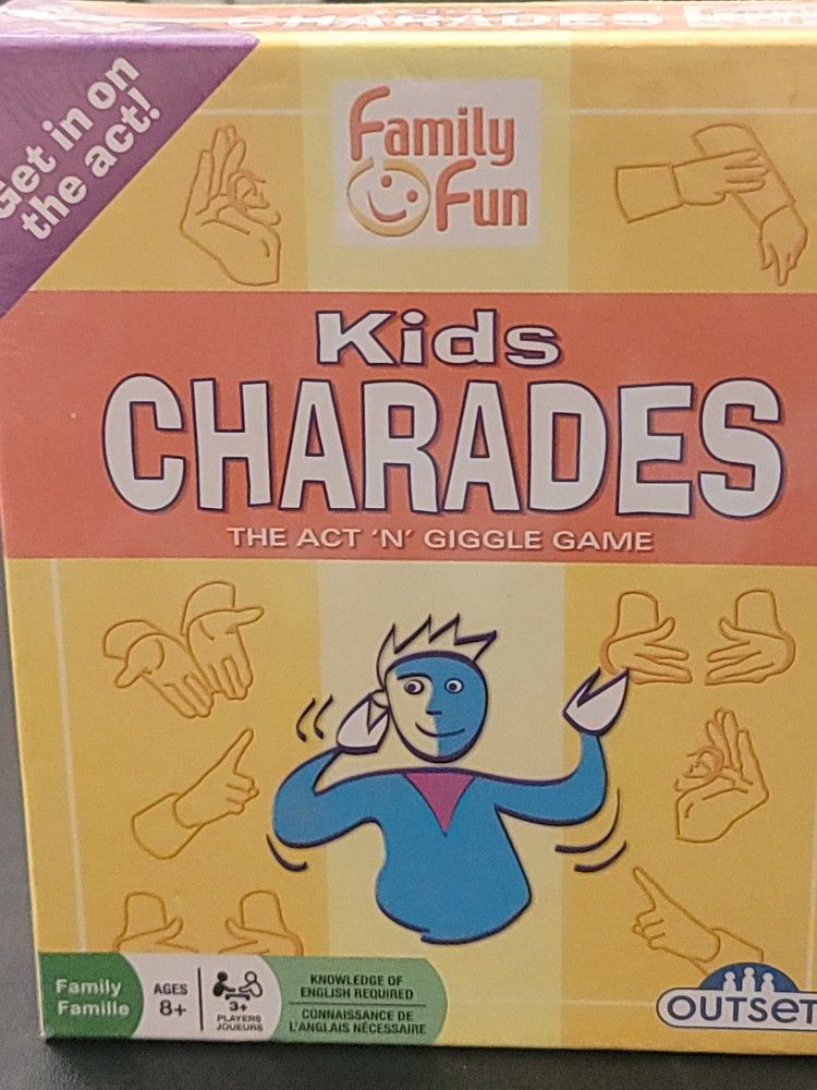 BRAND NEW KIDS CHARADES GAME GREAT GIFT FOR CHRISTMAS/BIRTHDAY