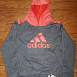 Boy's Addidaa Hoodie, Sz M 10/12, NWT