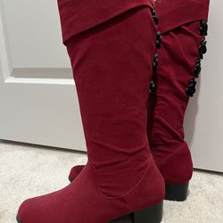 Women’s Red Boots Size 10