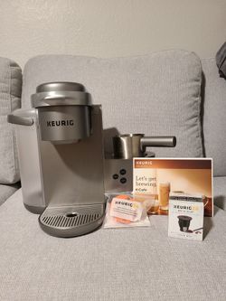 Keurig K-Cafe Special Edition Single Serve K-Cup Pod Coffee, Latte and Cappuccino Maker, Nickel