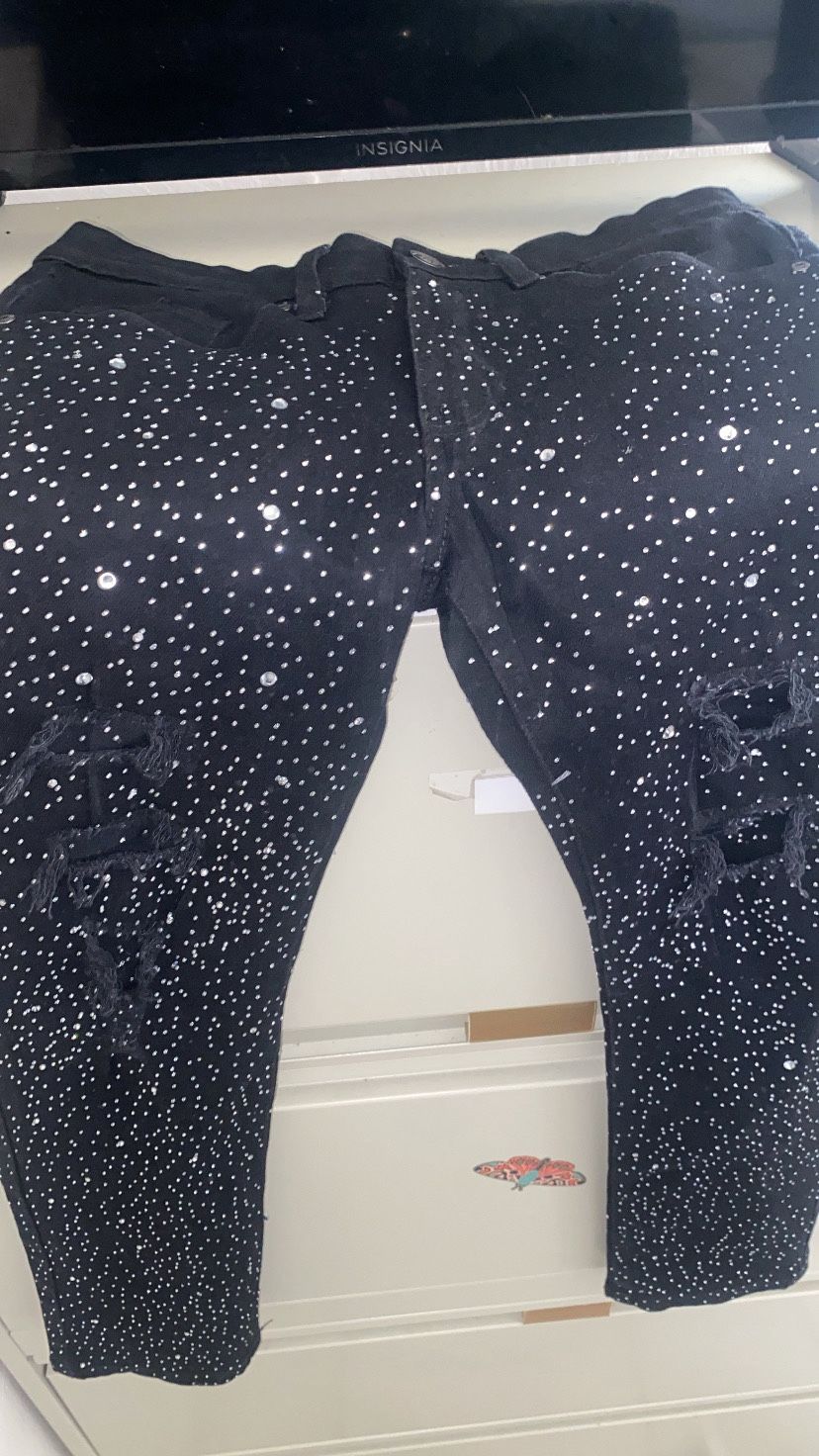 Rhinestone Pants Size 30 