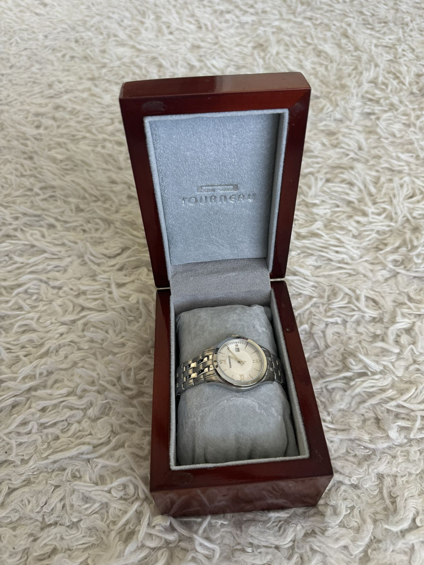 Silver Tourneau Women’s Analog Watch **NEVER WORN**