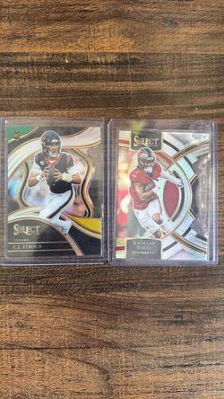 Rare die cut football cards