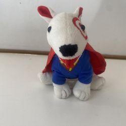 Target Bullseye Dog GT Cape Superman 2007 7" Collectable Stuffed Plush Animal