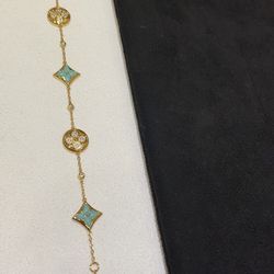 Tianhe stone full of diamonds floral gold