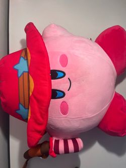 Nintendo Kirby Cowboy Plush 14” X 15” Large Stuffed Toy