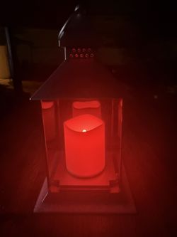 New Christmas LED Color Changing Lanterns With Decorations (Batteries Included) $10/ Each