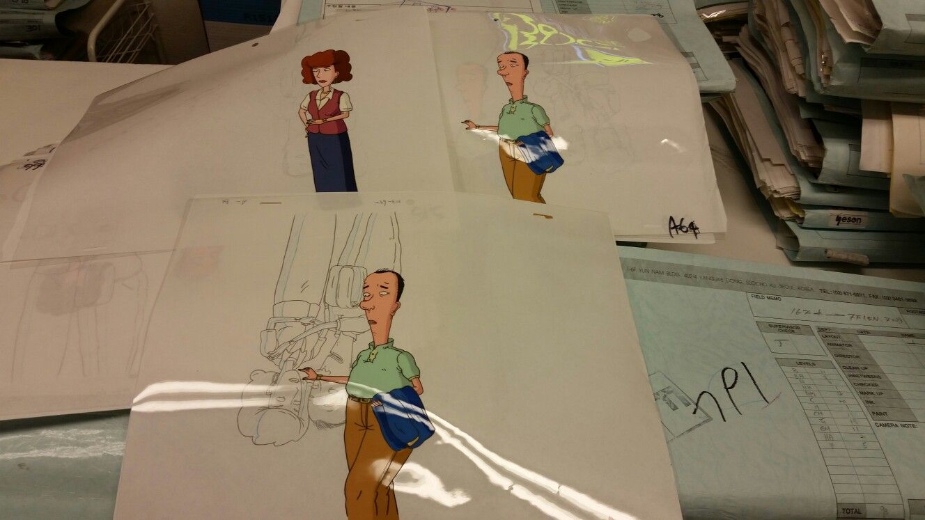 HUGE LOT OF SAMMY ANIMATION CELS BY DAVID SPADE 2000