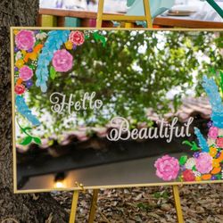 Hand Painted Mirror