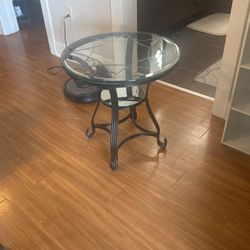 Glass / Mirrored Side Table