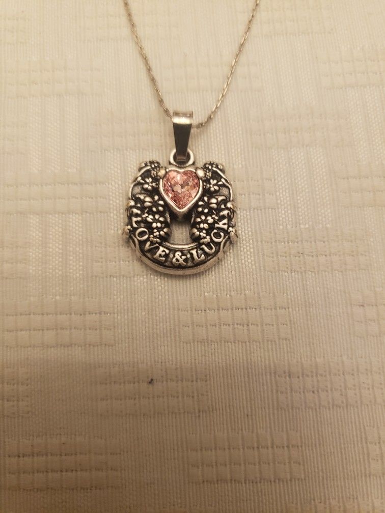 Alex & Ani Necklace Pendant Love & Luck