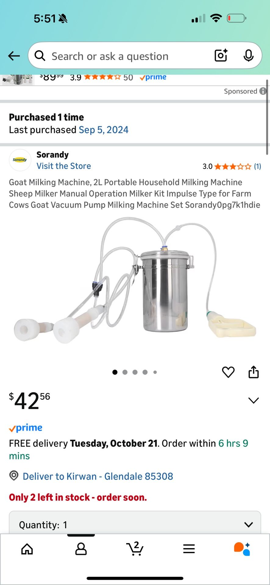 Goat Milking Machine 