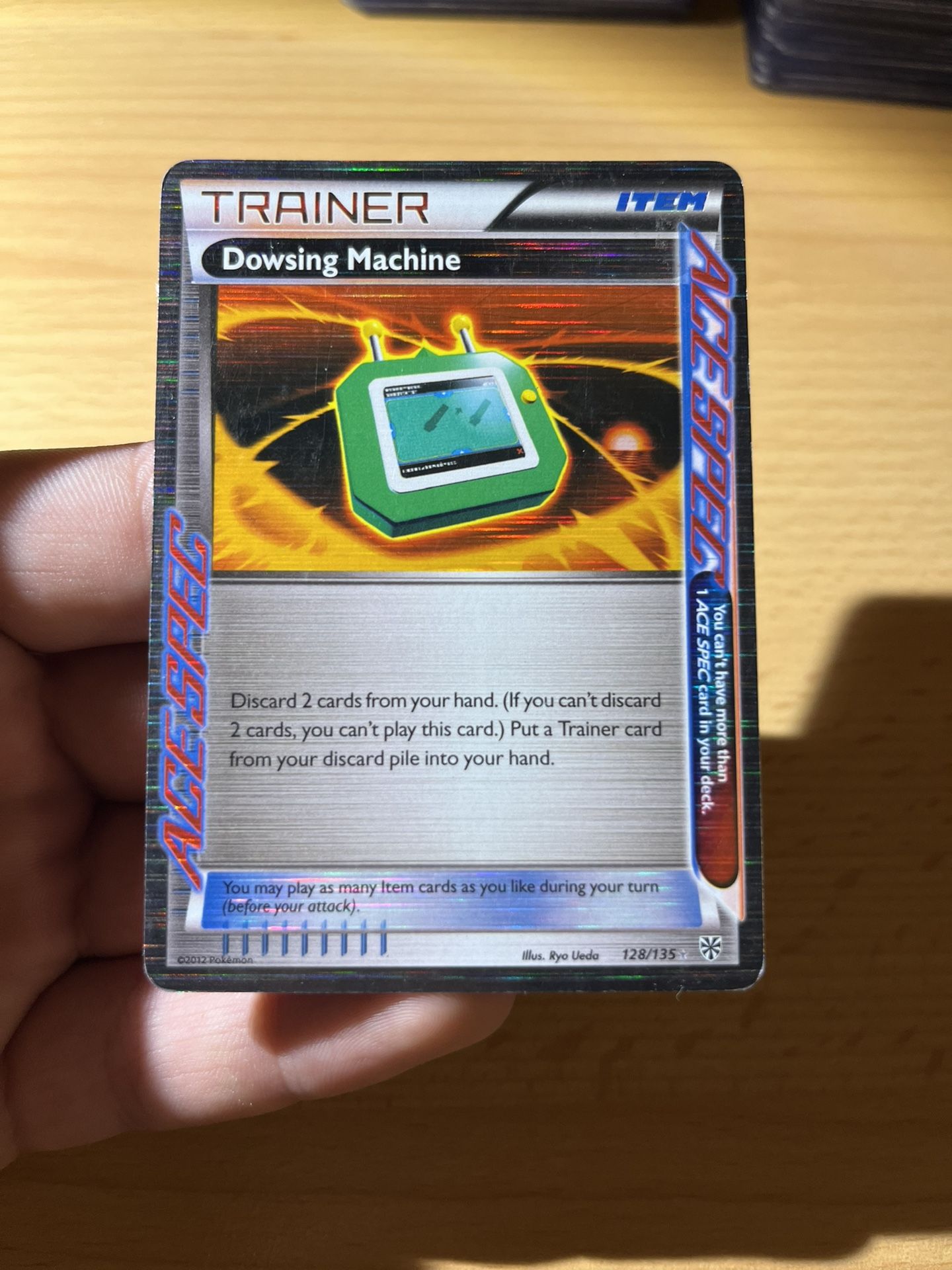 Dowsing Machine Trainer Pokemon Card