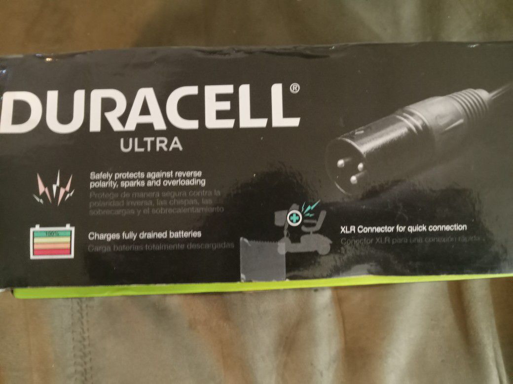 Duracell Ultra 4.0a 24v sealed lead acid battery charger