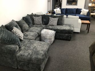 Square Sectional Grey