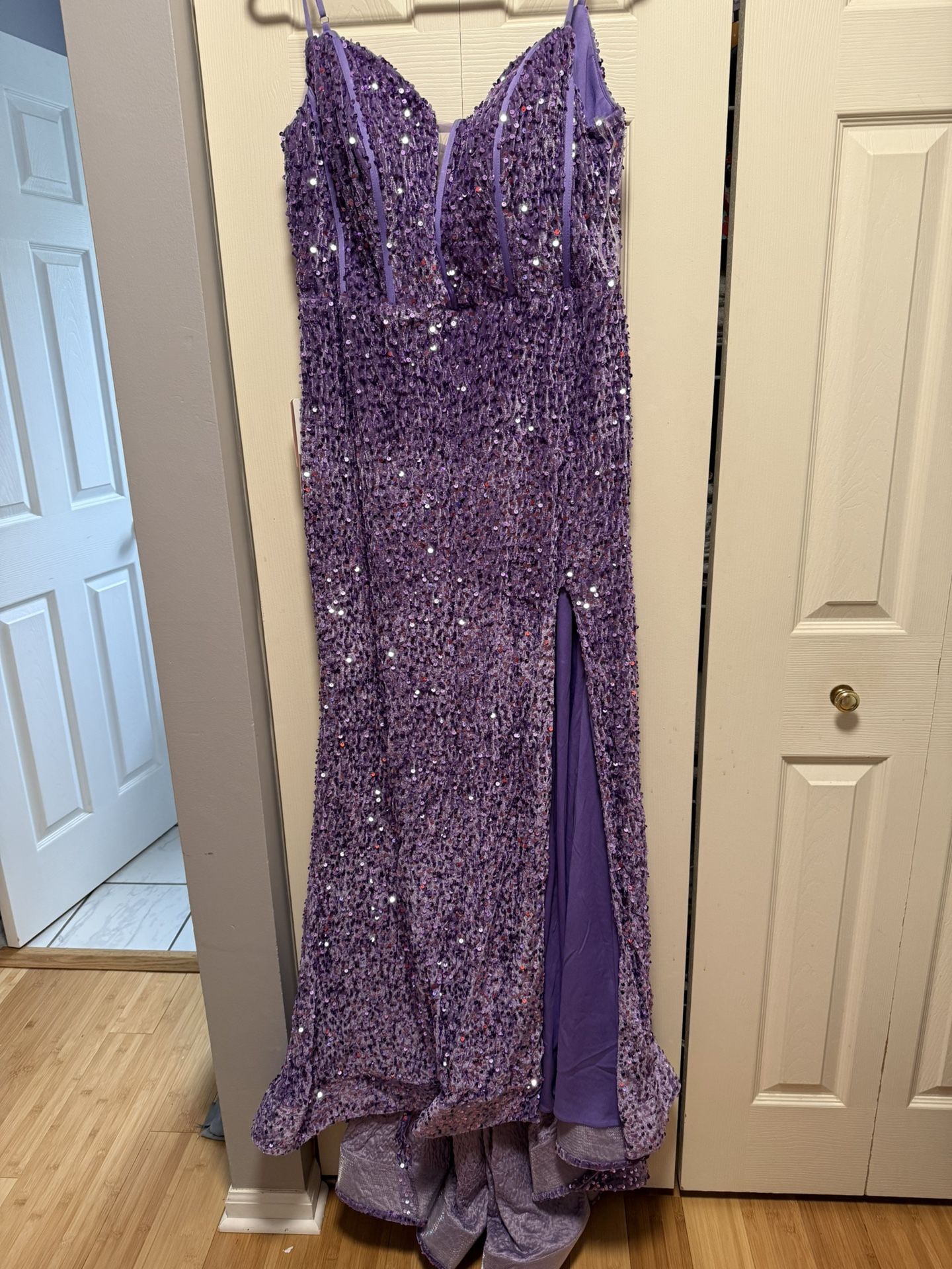 Purple Homecoming/prom/wedding Dress