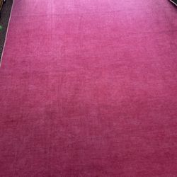 New Pink Ombre Rug NEW 7'7" x 9'10" (Rectangular)