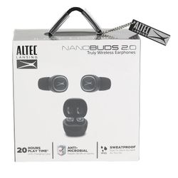 Altec Lansing Nanobud 2.0 TWS Earbuds with Charging Case..