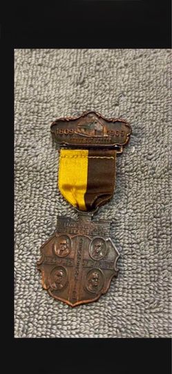 ANTIQUE 1909 BRUSH RUN CHURCH. MEDAL