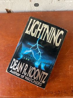 Vintage! 1988 Hardcover Lightning by Dean R. Koontz First Edition 1st Printing