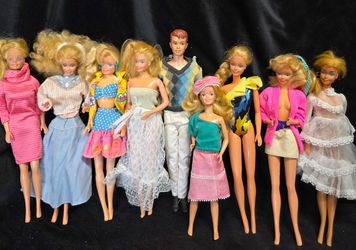 Vintage Lot Of Barbie Dolls From 1(contact info removed)s