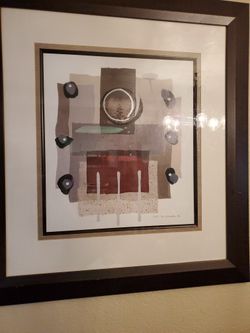 Two Framed Pictures