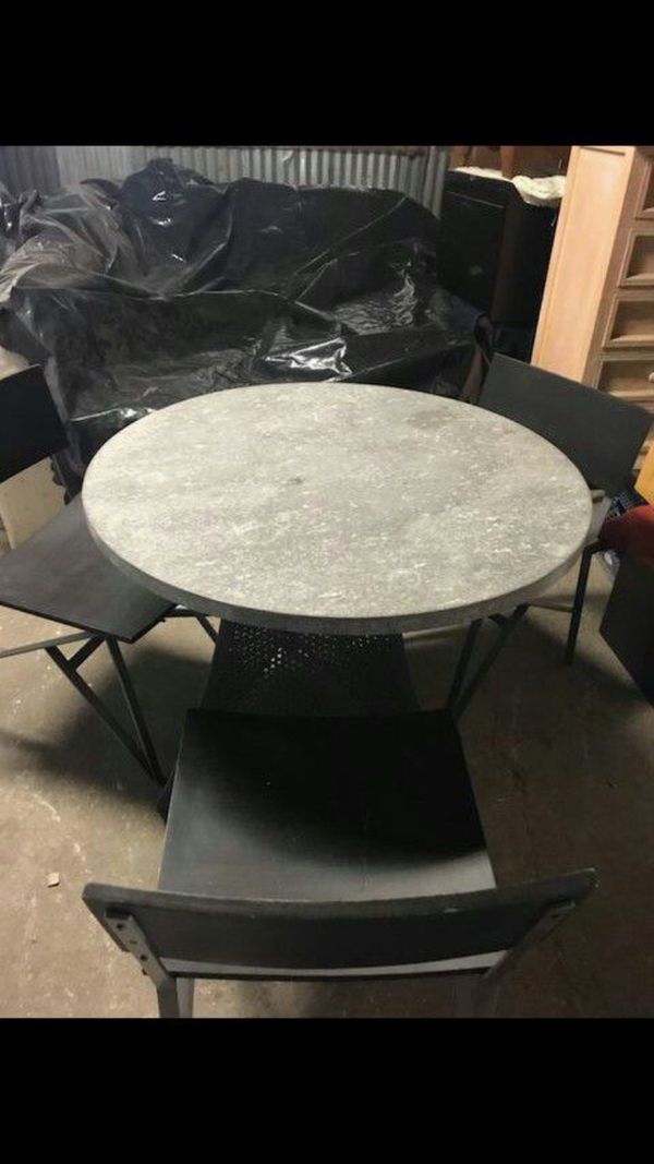 Marble Top Patio Table And Chair Set For In Stockton Ca Offerup