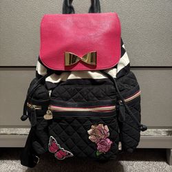 Betsey Johnson Backpack Purse