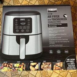 Bella Pro Series - 4.2-qt. Digital Air Fryer - Stainless Steel Finish for