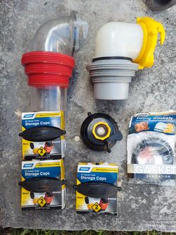 RV Sewer Drain Adapters, Caps And Seals
