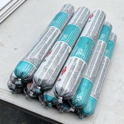 For Sale - (12) DOWSIL 795 Black Silicone Sealant Sausage Tubes